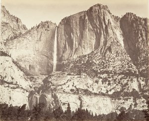 Chutes de Yosemite, 2 634 pieds - Carleton Emmons Watkins