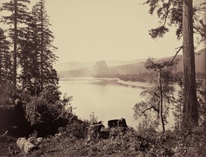 Rocher du Château, Rivière Columbia - Carleton Watkins