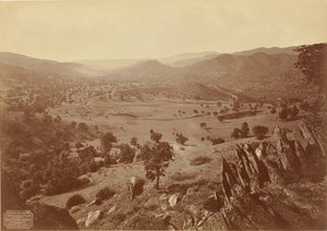 Vue générale de la boucle de Tehachapi, S.P.R.R. - Carleton Watkins
