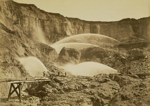 [Fouilles de Malakoff, comté de Nevada, Californie] - Carleton Watkins