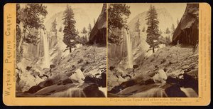 Piwyac, ou la chute Vernal, 300 pieds, vallée de Yosemite, comté de Mariposa, Cal - Carleton Watkins