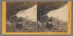 Sous la chute supérieure de Yosemite - Carleton Watkins