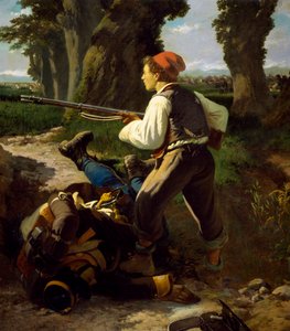 Pasquale Cova à la bataille de Varèse, 26 mai 1859, par Carlo Ademollo - Carlo Ademollo