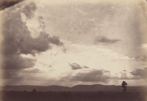 Étude de nuages, Campagne romaine, v. 1860 (photo) - Carlo Baldassare Simelli