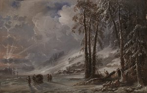 Forêt au pied des montagnes de l