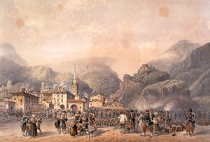 Camp français à Suse en 1859