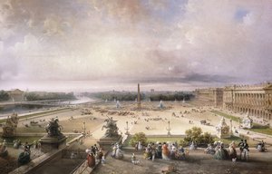 Place de la Concorde, Paris - Carlo Bossoli