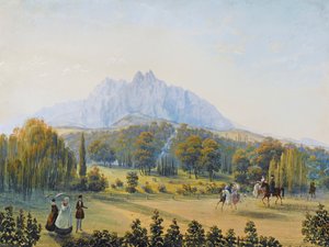 Vue de Miskhor en Crimée, 1841-1842
