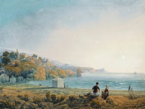 Vue de Miskhor en Crimée - Carlo Bossoli