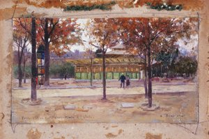Entrée du métropolitain, place de l