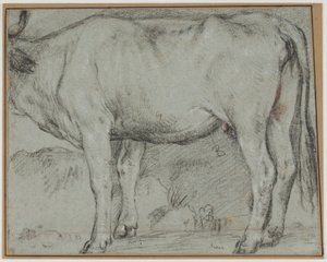Vache debout (tête manquante)