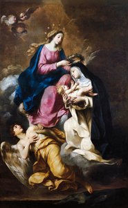 Sainte Rose de Lima couronnée
