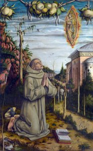 La vision du bienheureux Gabriel - Gabriele Ferretti voit apparaître la Vierge Marie et l