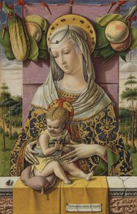 Madone et enfant - Carlo Crivelli