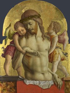Le Christ mort soutenu par deux anges - Carlo Crivelli