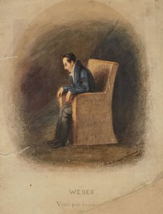 Portrait de Carl Maria von Weber 1786-1826, 1826