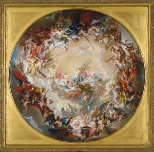 Glorification de la croix - Carlo Innocenzo Carlone