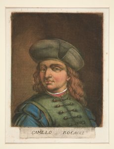 Camillo Bocacci, tiré de Ritratti di pittori (Portraits de peintres) - Carlo Lasinio
