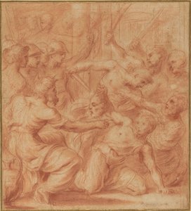 David offrant la tête de Goliath au roi Saül - Carlo Maratta