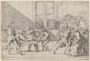Le martyre de Saint André - Carlo Maratta after Domenichino