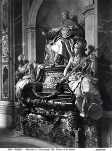 Monument au Pape Innocent XI, vers 1697 (marbre) - Carlo Maratta or Maratti