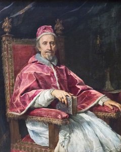 Portrait de Clément IX - Carlo Maratta or Maratti