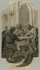 Souper à Emmaüs - Carlo Maratti