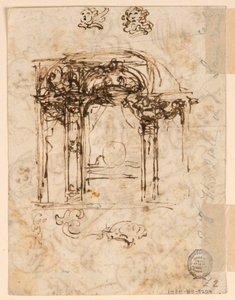 Dessin, études de têtes, 1760-80 - Carlo Marchionni