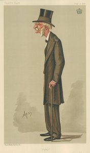 Général Vicomte Templetown, Upty, 18 août 1888, caricature de Vanity Fair