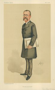 Major-Général Sir Charles Warren, Bechuanaland, 6 février 1886, caricature de Vanity Fair - Carlo Pellegrini