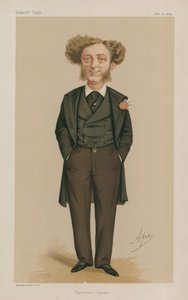 M. Albert Grant MP; Leicester Square; 21 février 1874; Vanity Fair; caricature - Carlo Pellegrini
