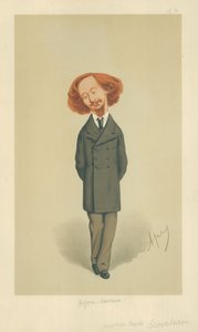 M. Algernon Charles Swinburne, Avant le lever du soleil, 21 novembre 1874, caricature de Vanity Fair