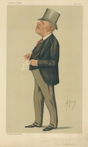 M. Thomas Sutherland, P und O, 22 octobre 1887, caricature de Vanity Fair - Carlo Pellegrini