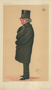 Philip-Henry Stanhope Stanhope, un noble écrivain, 23 mai 1874, caricature de Vanity Fair - Carlo Pellegrini