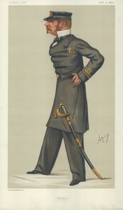 Sir Allen Young, Alleno, 15 décembre 1877, caricature de Vanity Fair - Carlo Pellegrini