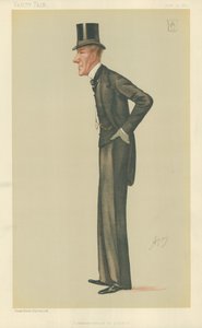 Sir Edward Robert Sullivan, Le bon sens en politique, 13 juin 1885, caricature de Vanity Fair - Carlo Pellegrini