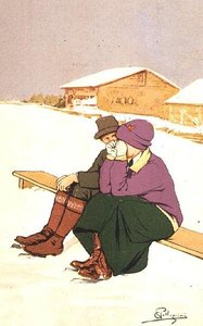 Le patineur pleurant - Carlo Pellegrini