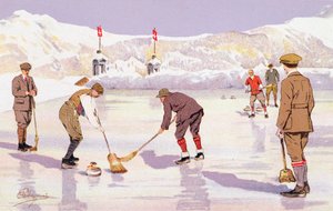 La patinoire de curling