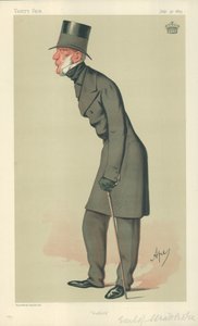 Le comte de Stradbroke, Suffolk, 31 juillet 1875, caricature de Vanity Fair