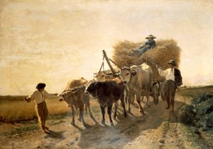Récolte, par Carlo Pittara (1836-1890)