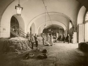 Intérieur du dépôt militaire de cuir, pendant la Grande Guerre - Carlo Wulz