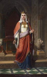 Portrait de la reine Urraque Ire de Leon - Carlos Múgica y Pérez