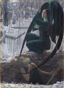 La Mort du Fossoyeur, 1895-1900 - Carlos Schwabe