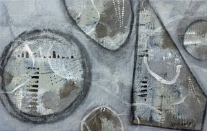 Formes grises texturées - Carolina Gårdheim