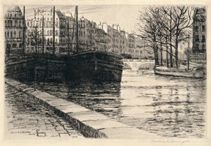Le Pont Saint-Michel, 1915
