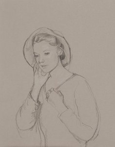 Étude pour Elizabeth Bennet, 2011 - Caroline Hervey Bathurst