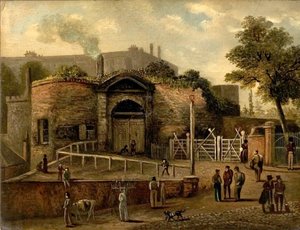 Vue de la porte du château, Nottingham - Caroline Mary Price