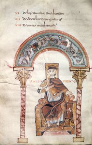 Apollon Medicus, de Etymologiae par Isidore de Séville - Carolingian School
