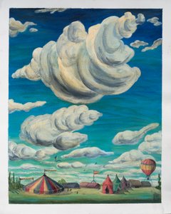 Gros nuages au-dessus des chapiteaux de cirque, 1992