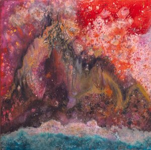 Montagne céleste, 2006 (technique mixte sur toile)